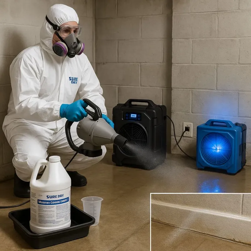 Sanitization and Odor Removal process in Centerville, GA